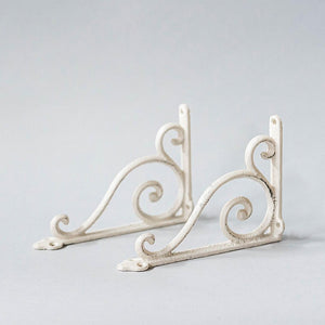 Cast Iron Brackets, Set of 2