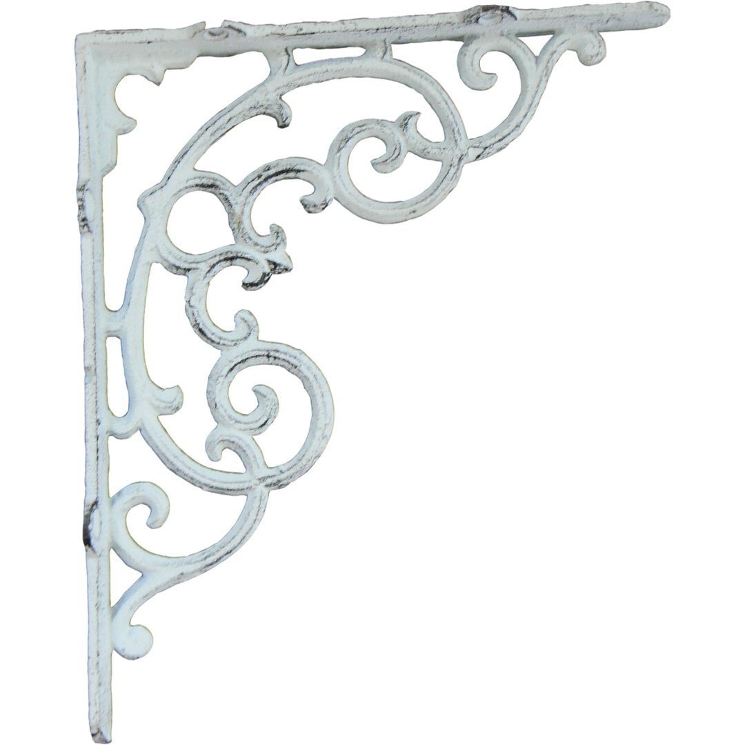 Vintage Cast Iron Brackets, Set of 2 for Shelves