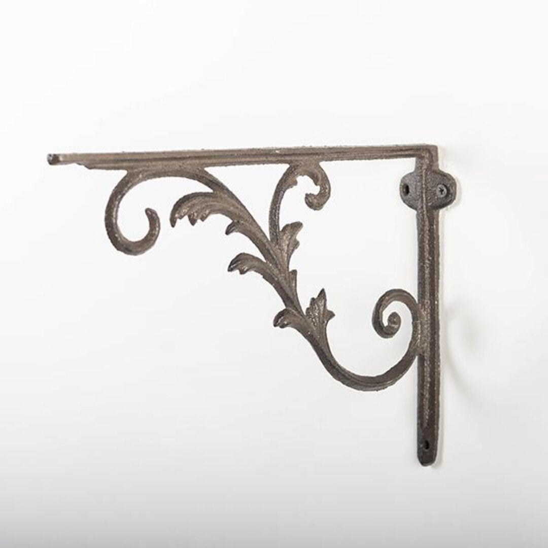 French Cast Iron Brackets, Set of 2 for Shelves