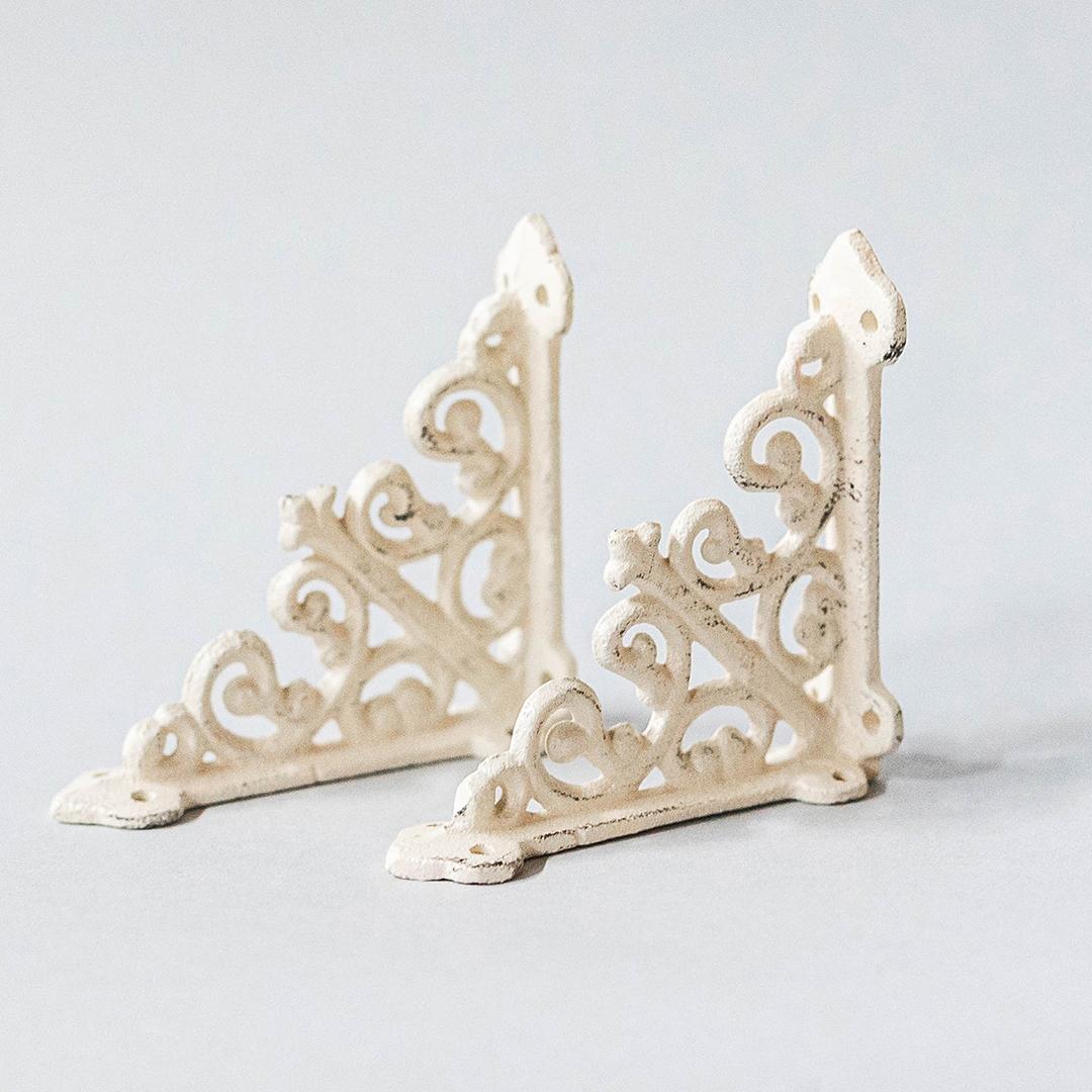 Cast Iron Brackets, Set of 2 for Shelves