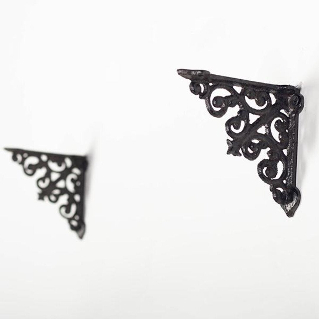 Cast Iron Brackets, Set of 2 for Shelves