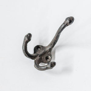 Vintage Cast Iron Triple Hook