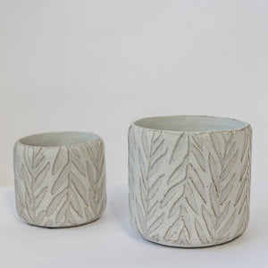 Cement Flower pots, Set of 2