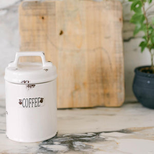 Ceramic Coffee and Sugar Jars, set of 2