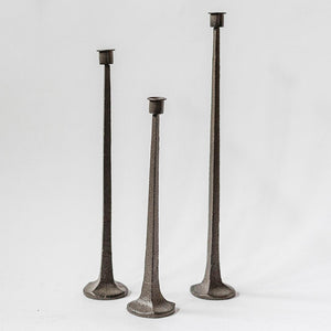 Iron Tabletop Candle Holders, Set of 3