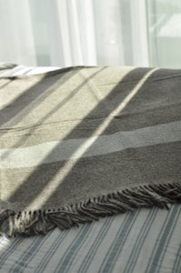 Сhocolate Wool Scarf Long Tassel