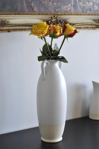 White Ceramic Vase Tall