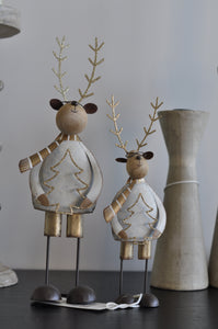 Metal Deer with Tree, Set 2