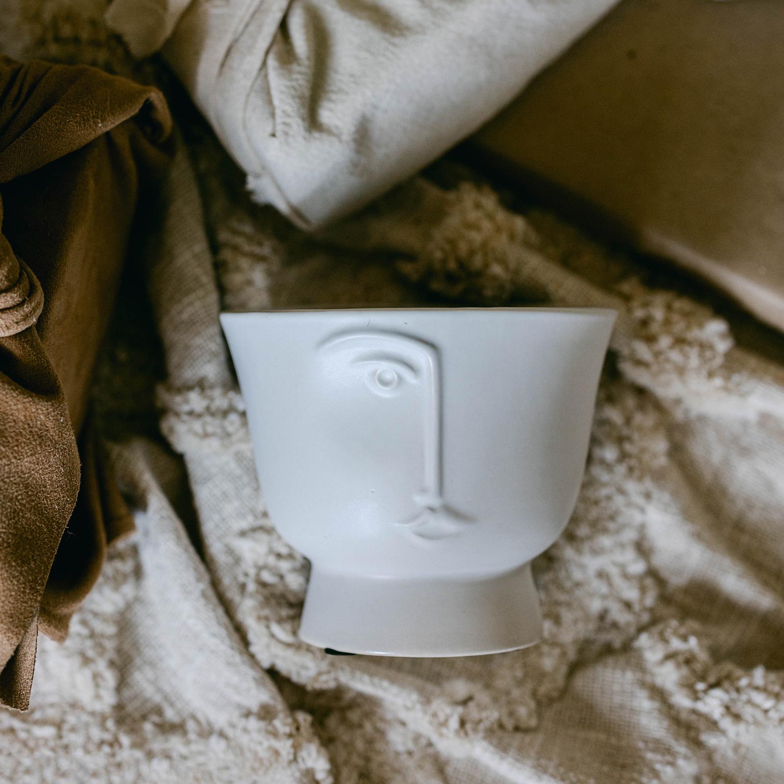 Flower Pot With A Face