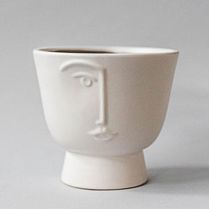 Flower Pot With A Face