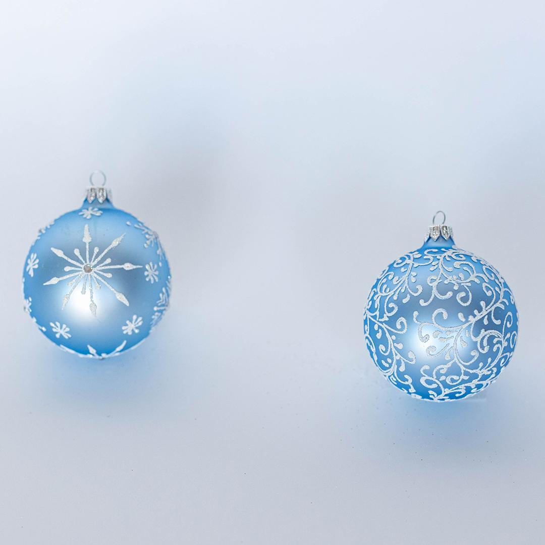 Glass Ornament, Blue