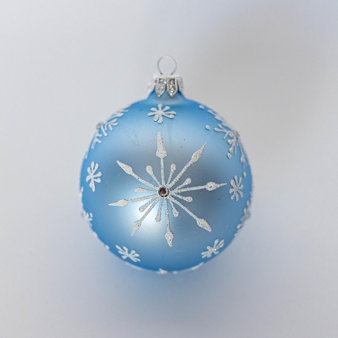 Glass Ornament, Blue