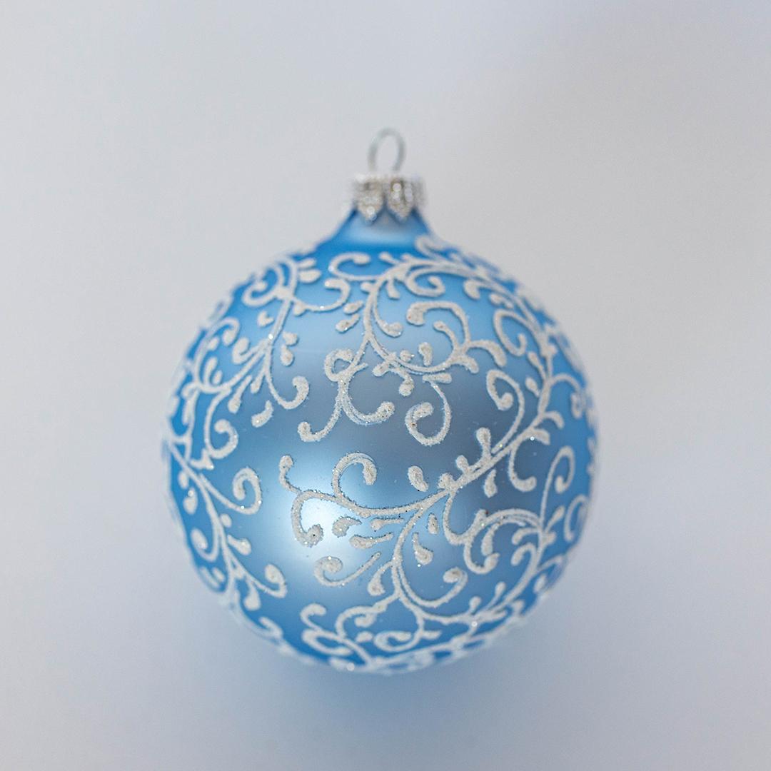 Glass Ornament, Blue