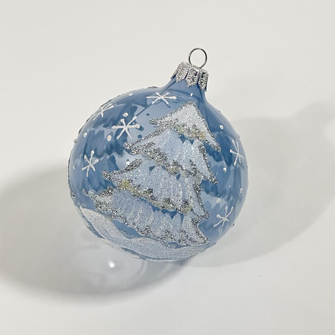 Glass Ornament, Blue