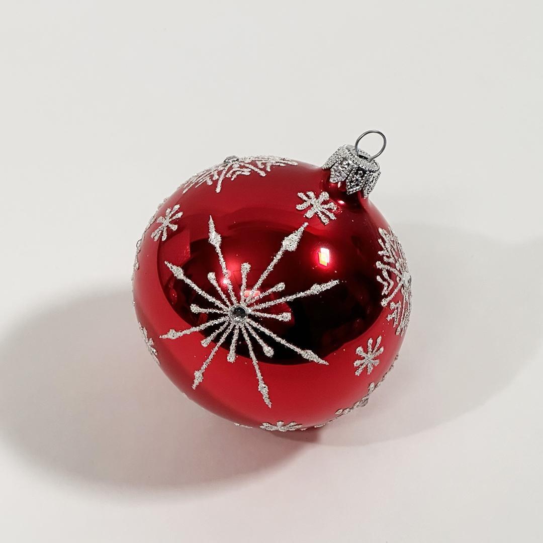 Glass Ornament, red