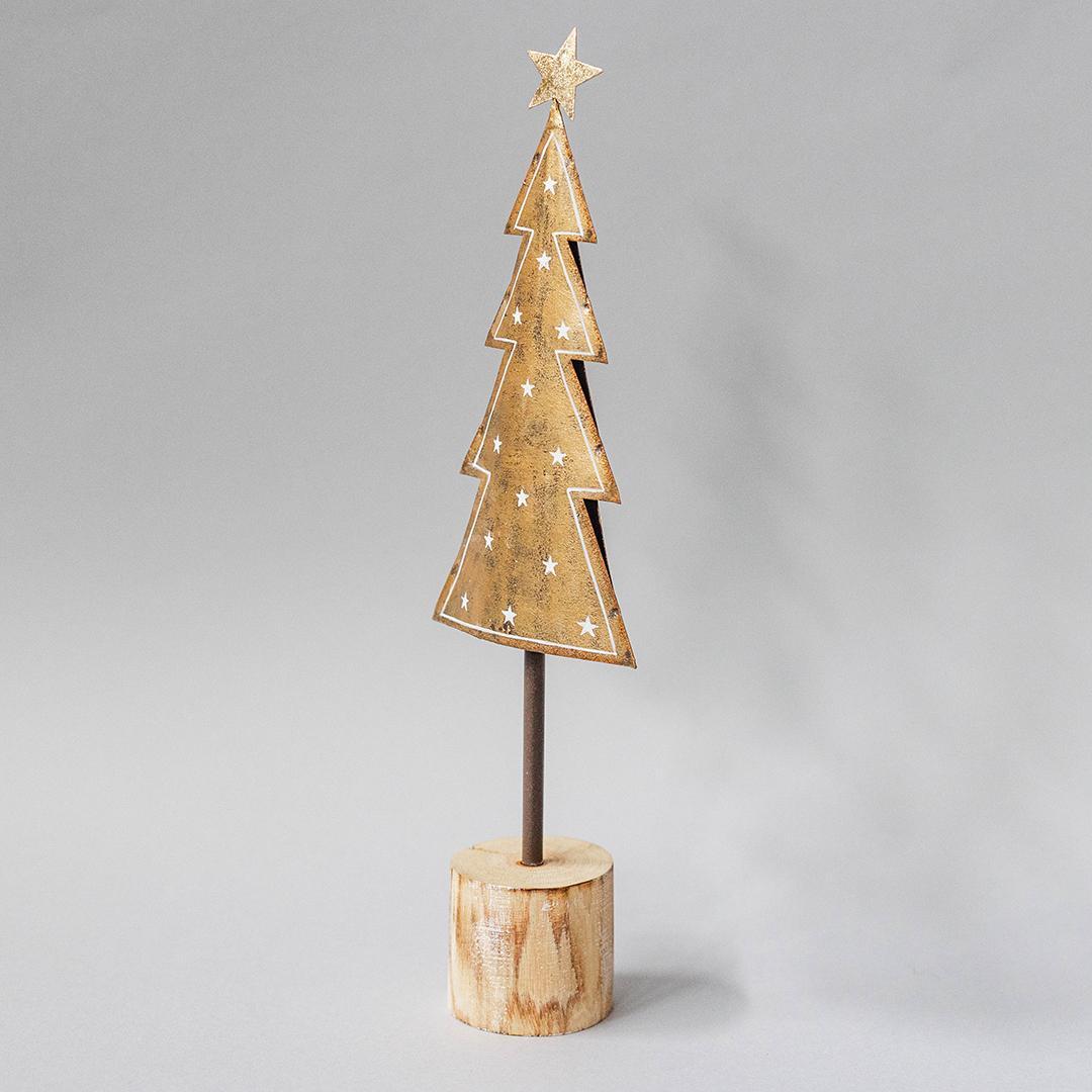 Gold Metal Christmas Tree