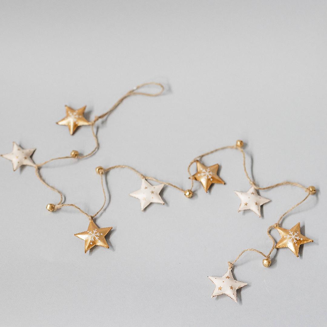 Metal star garland