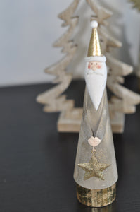 Metal Santa with Star