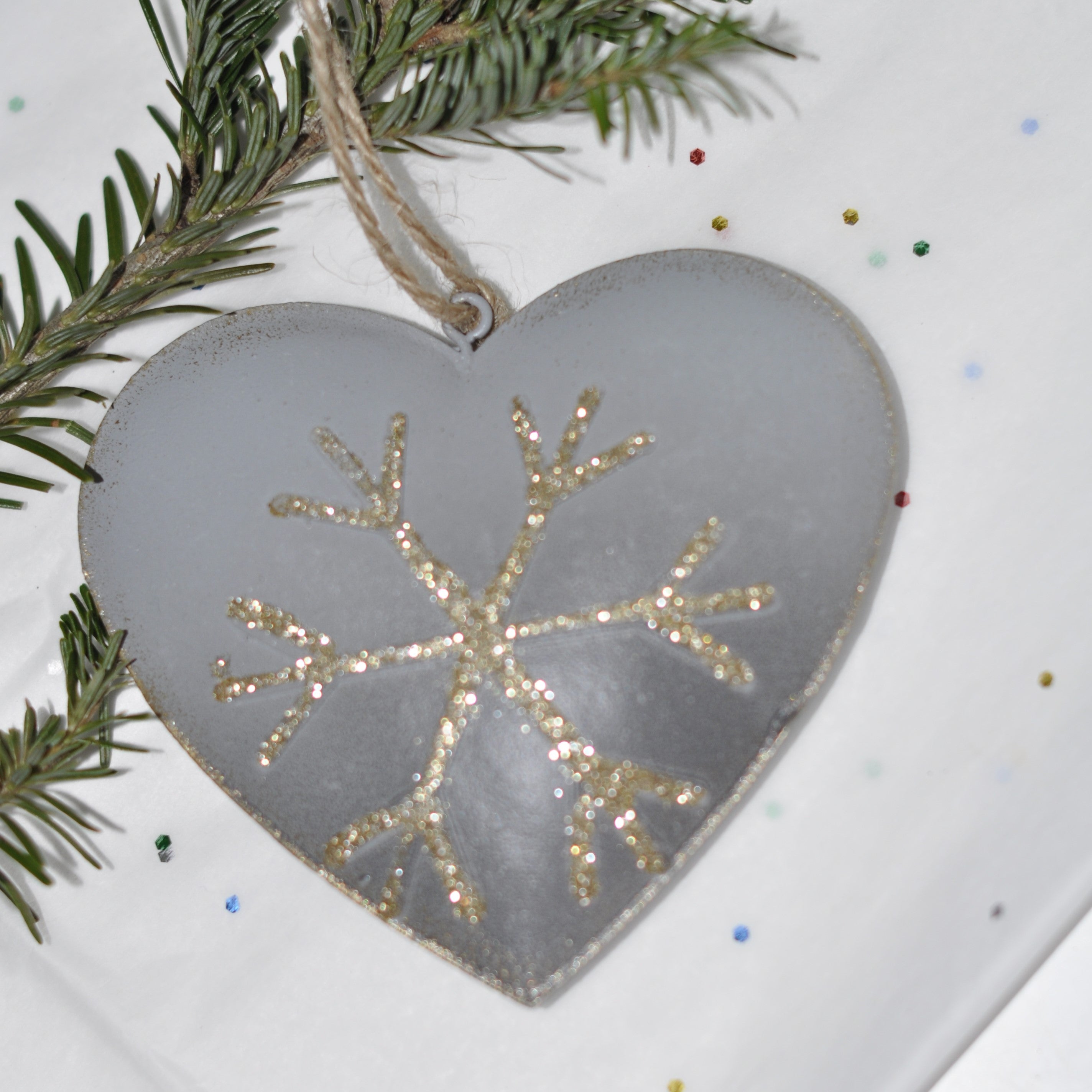 Metal Heart Ornament