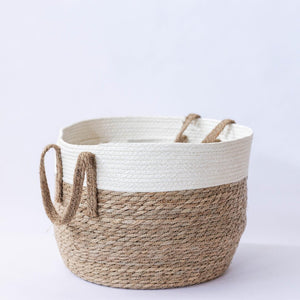 Natural Straw Knitted Baskets