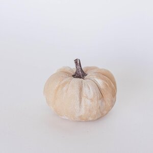 Pumpkin whit textile