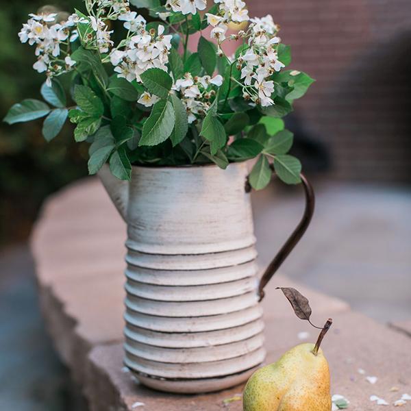 Rustic Metal Pitcher