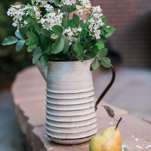 Rustic Metal Pitcher