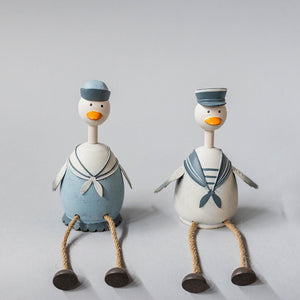 Sitting Sailor Ducks, Set of 2