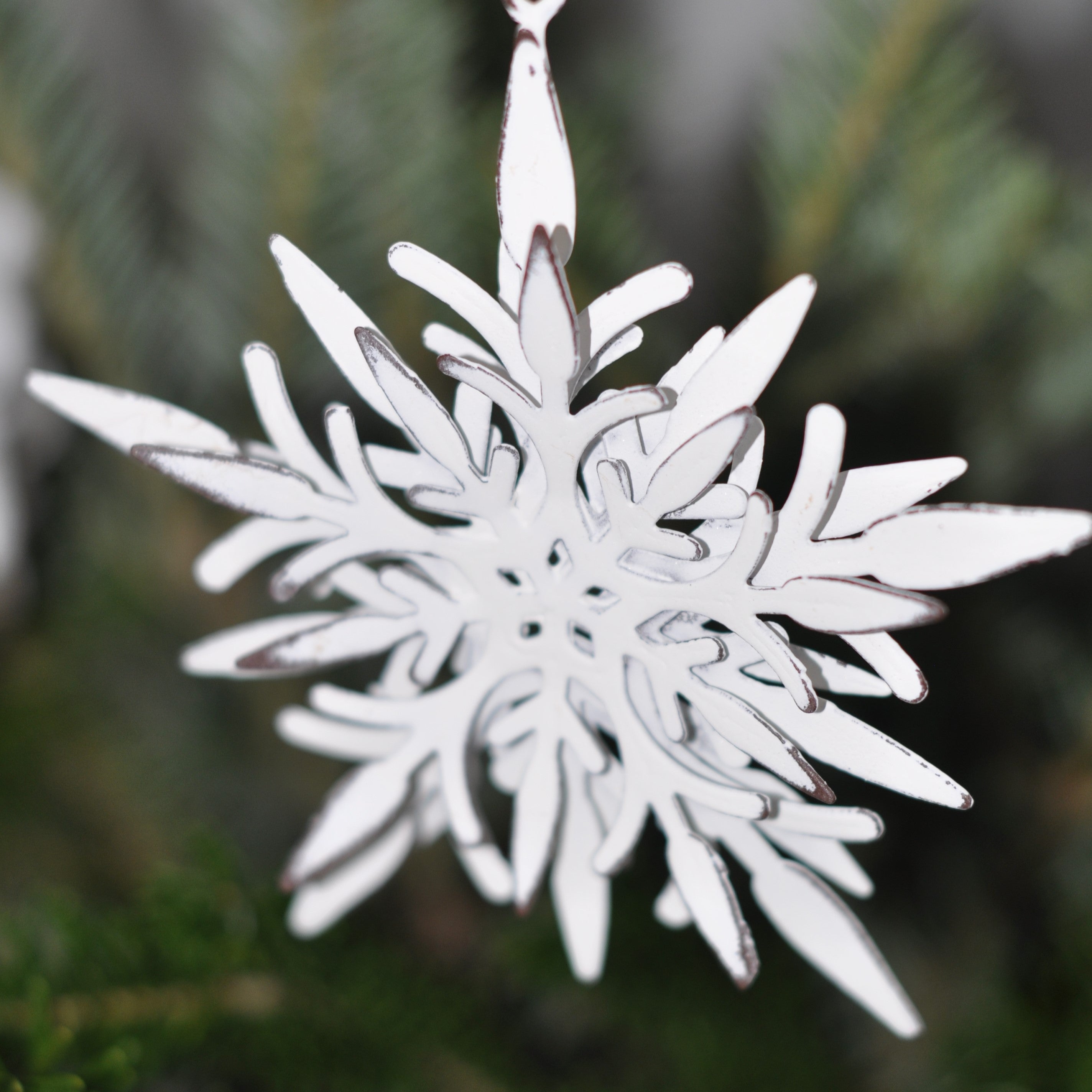 Metal Snowflake Ornament