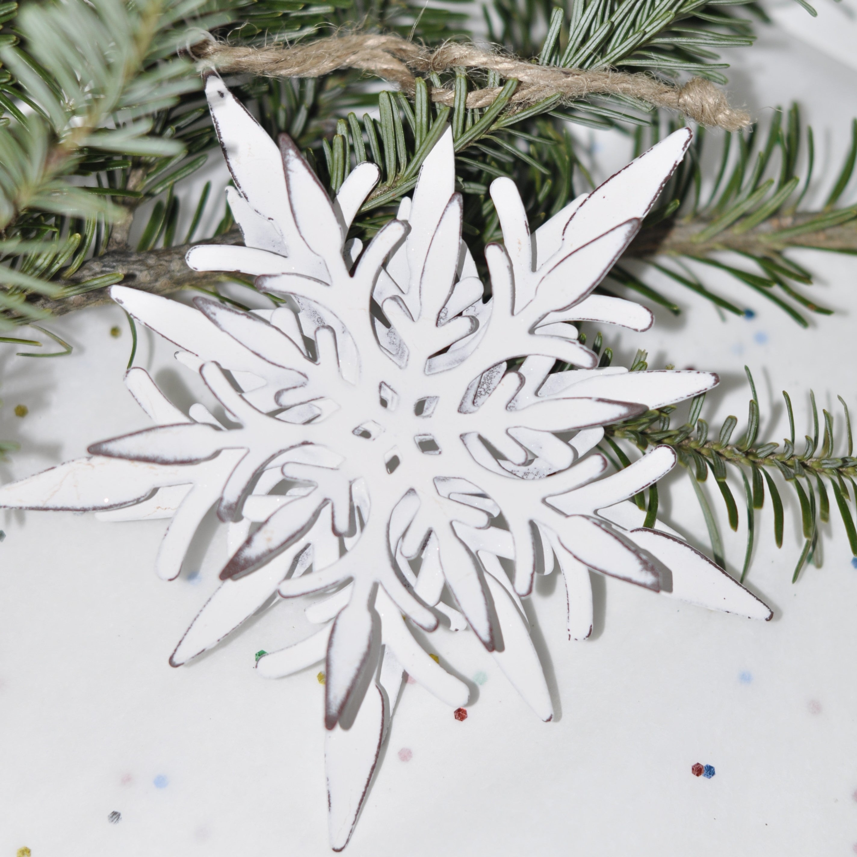 Metal Snowflake Ornament