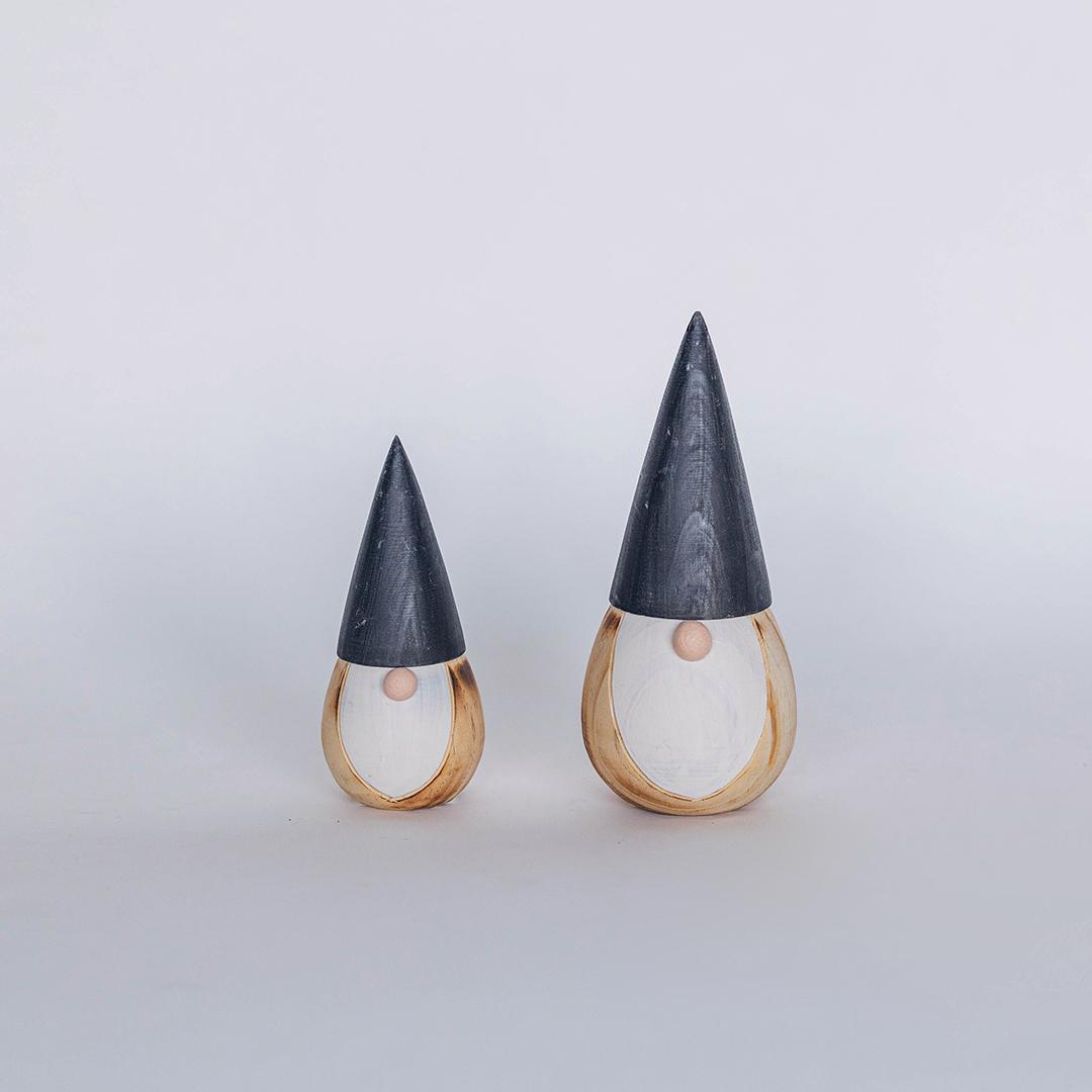 Wooden wizards, SET OF 2