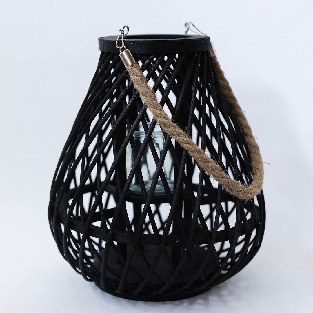 Brown Woven Lantern