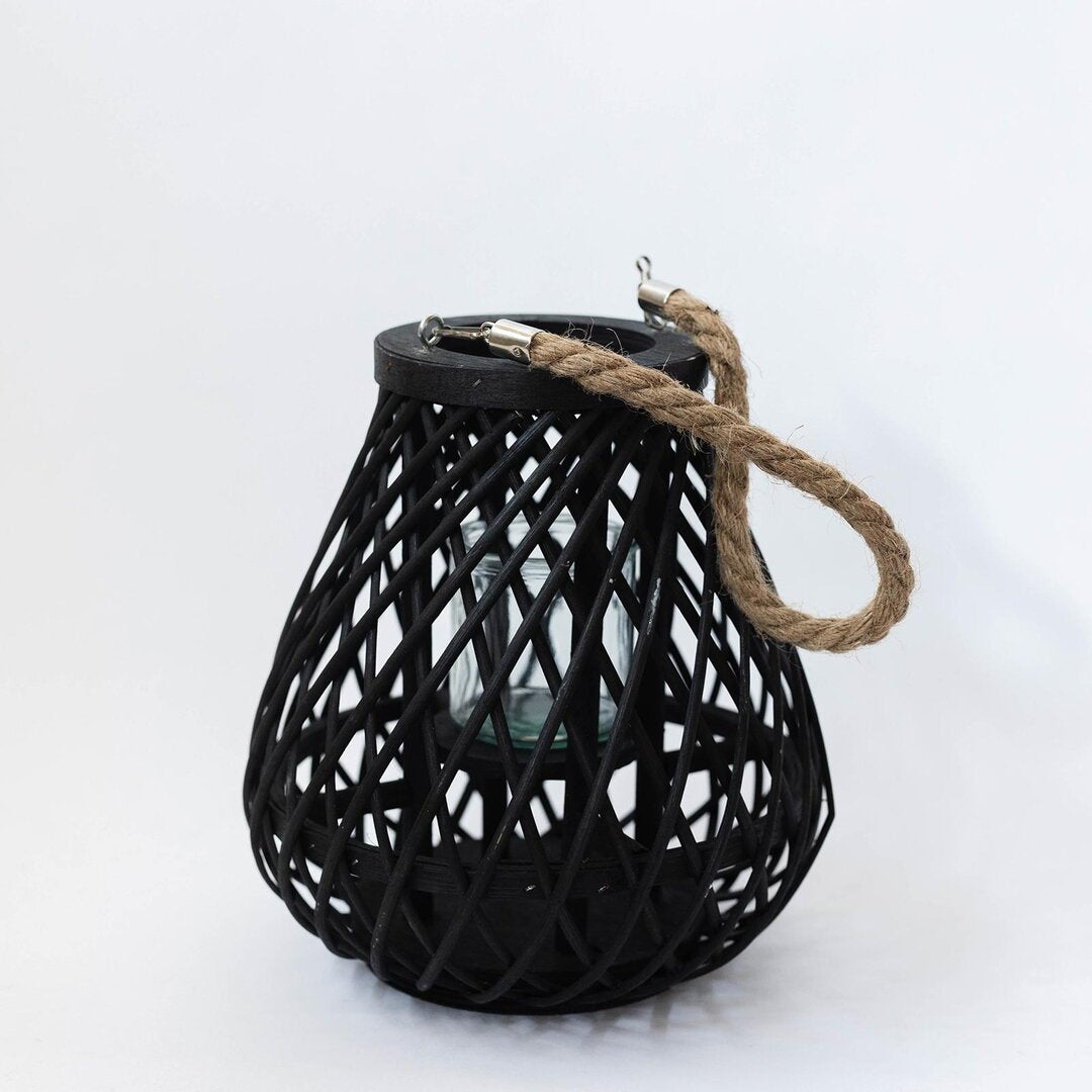 Brown Woven Lantern