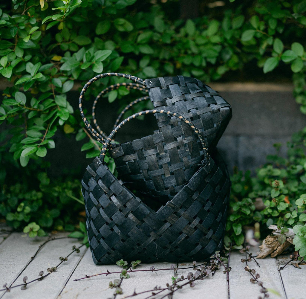 Black Woven Basket