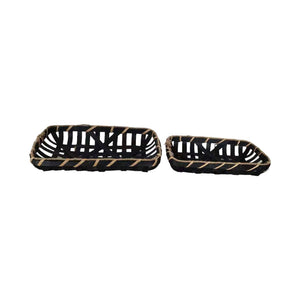 Woven Tray, Set of 2