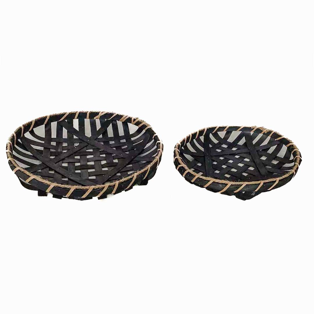 Woven Trays, Set of 2