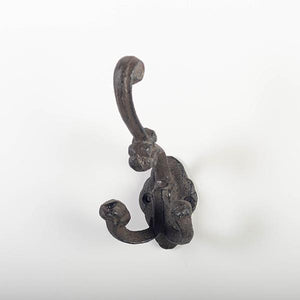 Brown Cast Iron Triple Hook