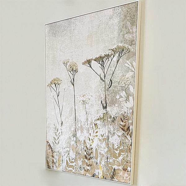 Framed Canvas, Moonlit Meadow