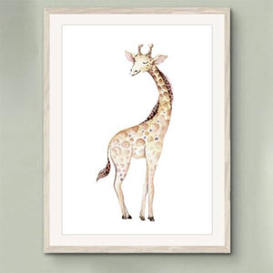 Giraffe Standing Proud, Nursery Wall Art