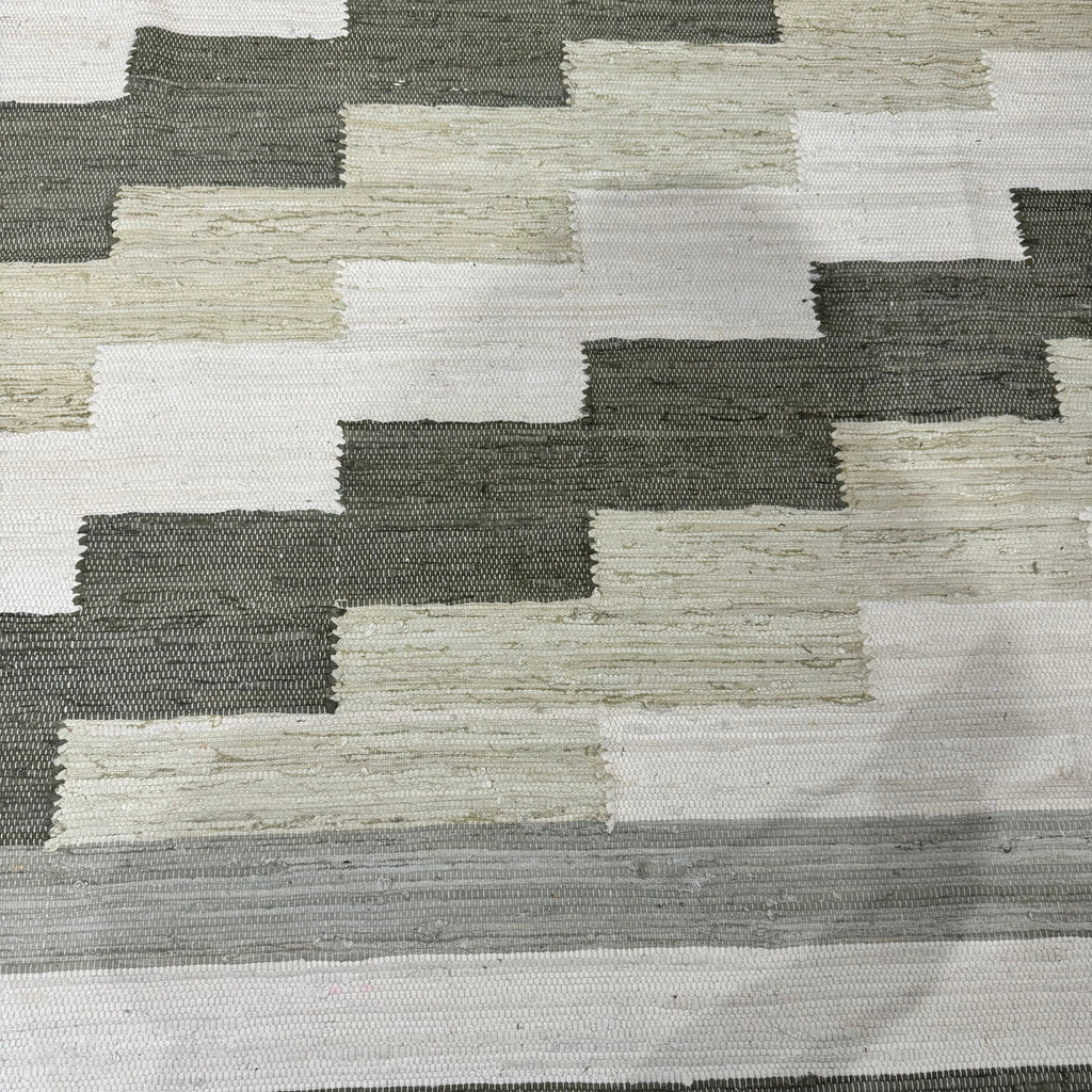 textured cotton rug