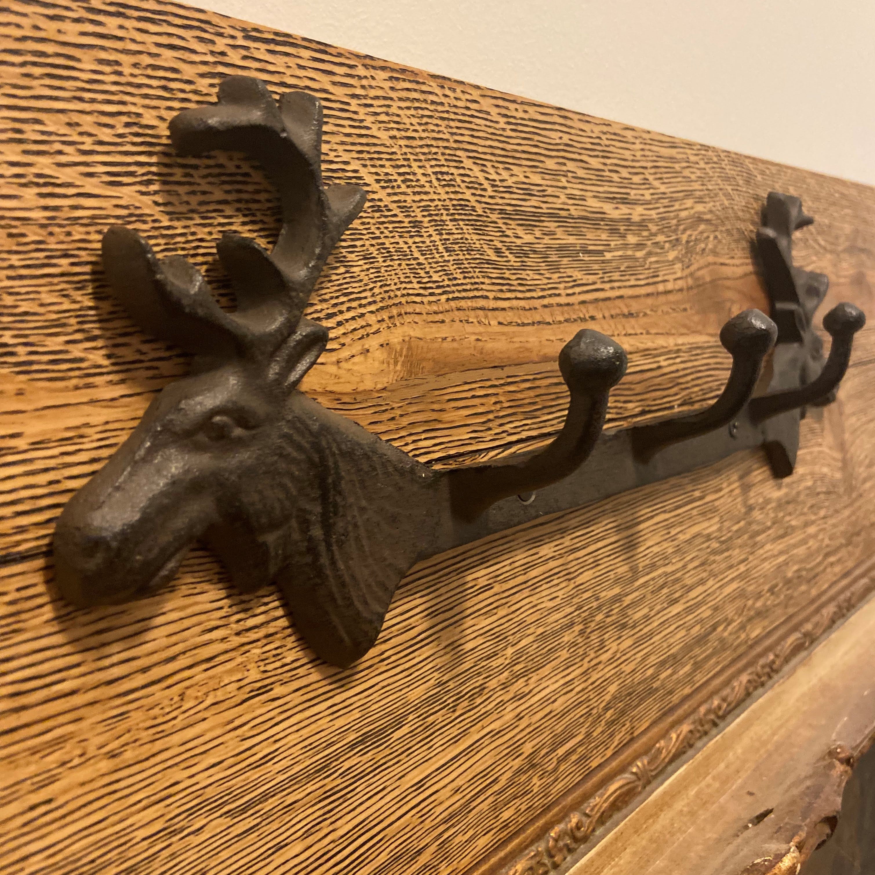 Cast Iron Deer Coat Rack