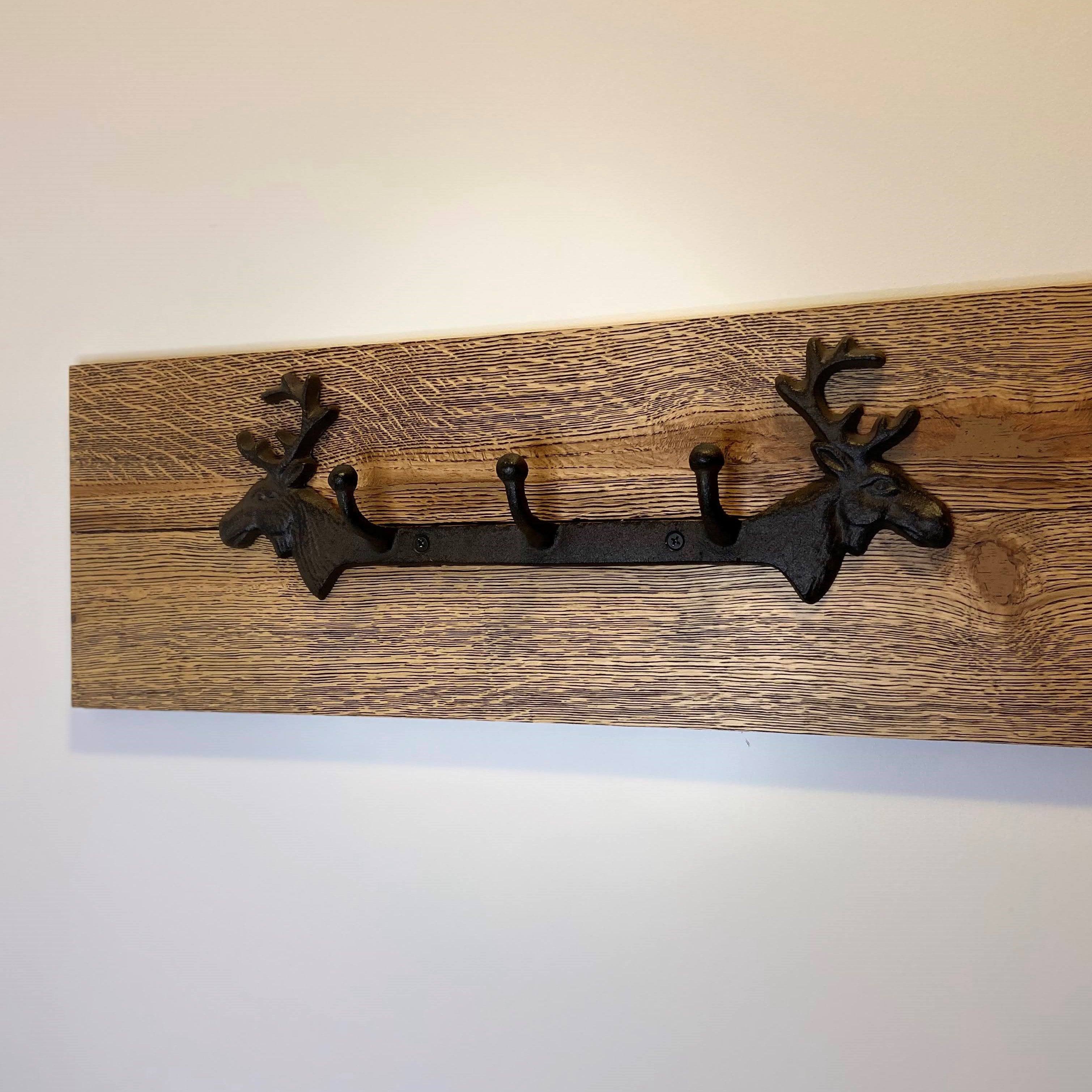 Cast Iron Deer Coat Rack