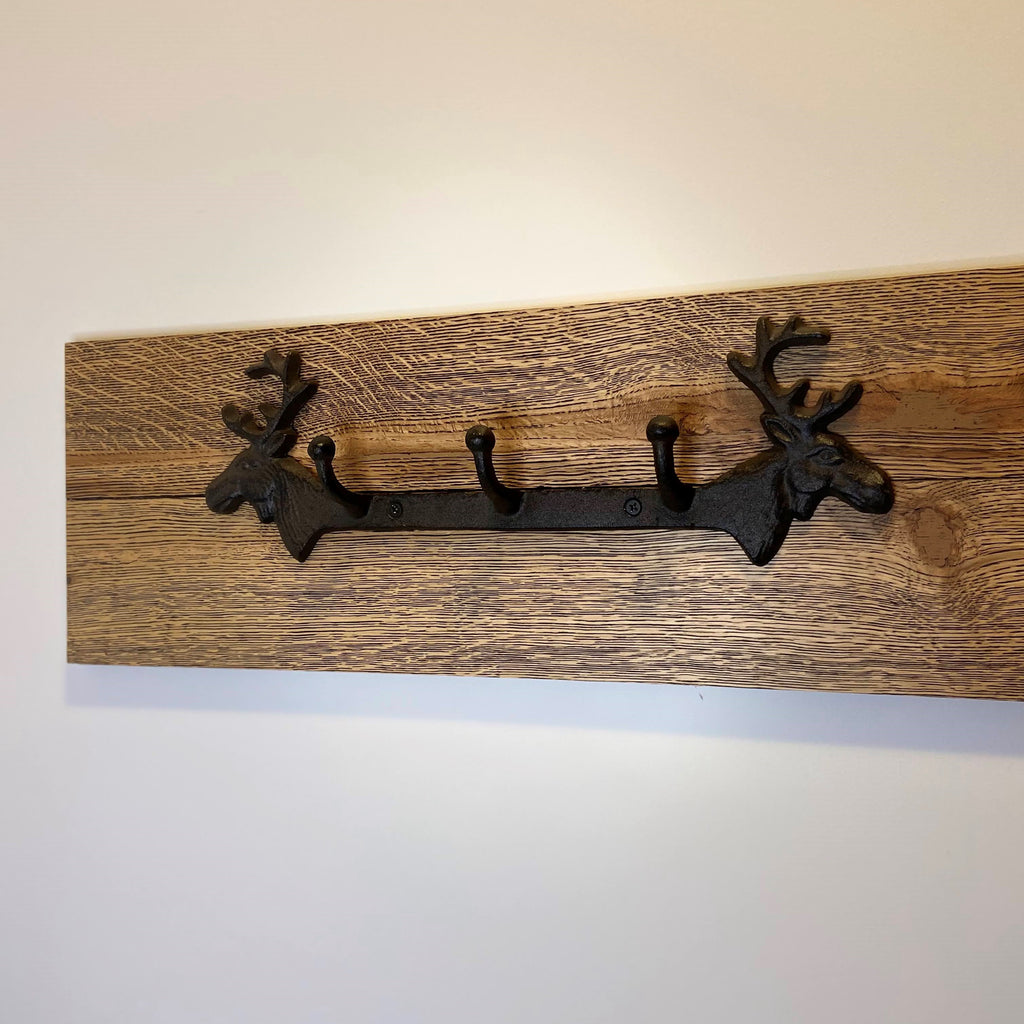 Cast Iron Deer Coat Rack