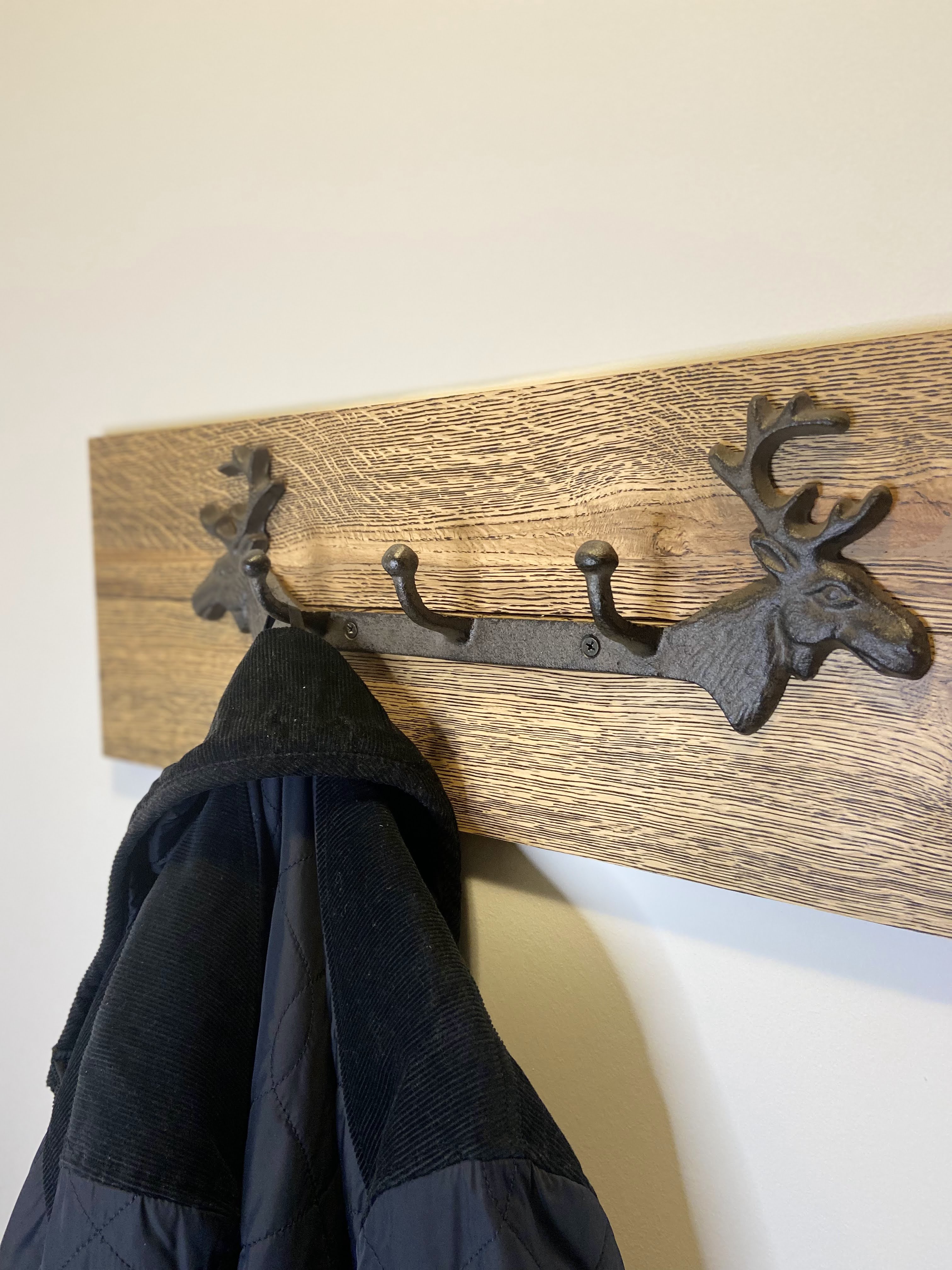 Cast Iron Deer Coat Rack