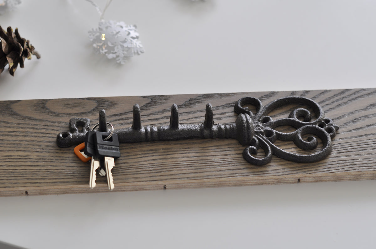 Cast Iron Vintage Brown Key Rack – the oak family boutique