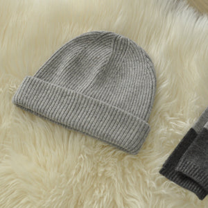 Pure Wool Beanie Hat Man