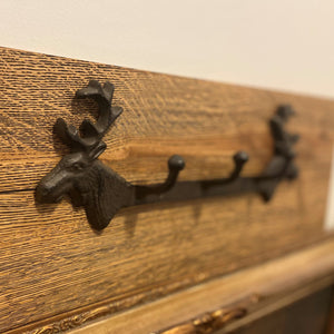 Cast Iron Deer Coat Rack