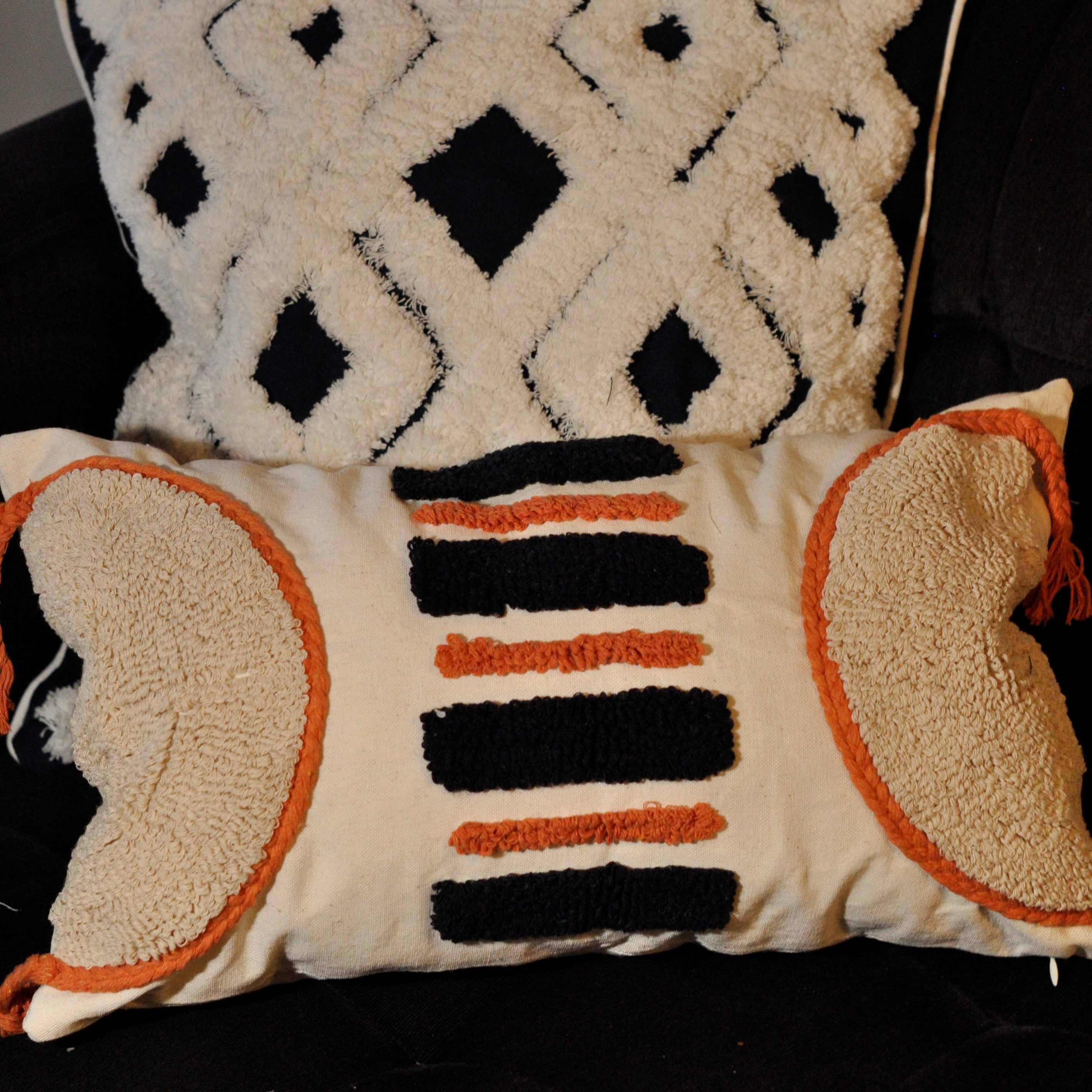 beige Throw Cotton Cushion Cover