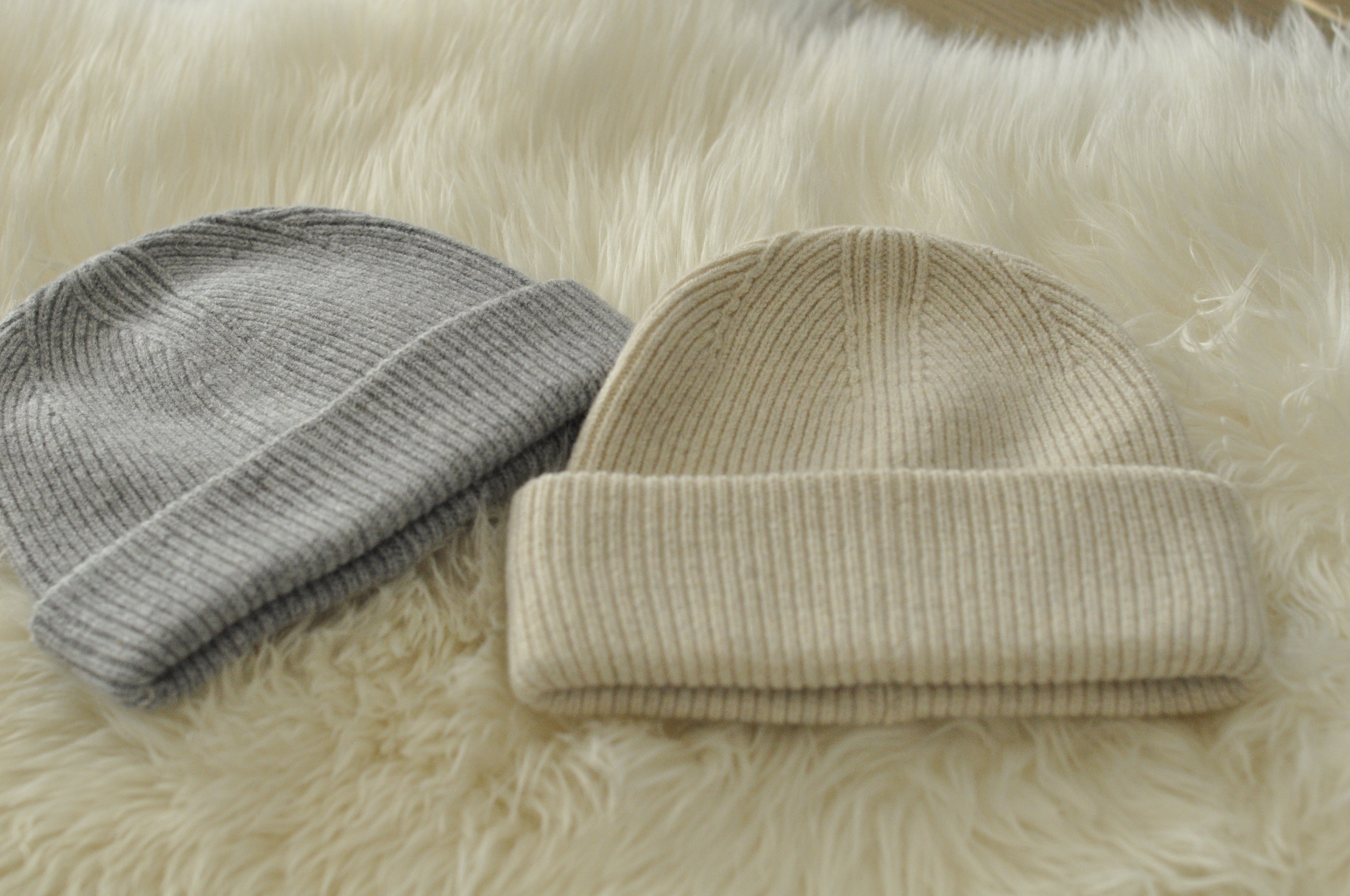 Pure Wool Beanie Hat Man