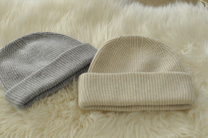 Pure Wool Beanie Hat Man